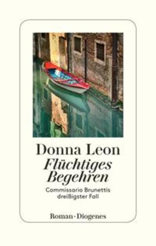 Buchcover Flüchtiges Begehren Donna Leon