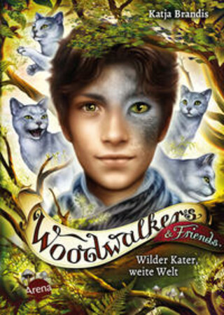 Buchcover Woodwalkers & Friends. Wilder Kater