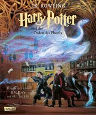 Buchcover Harry Potter und der Orden des Phönix (farbig illustrierte Schmuckausgabe) (Harry Potter 5) J.K. Rowling