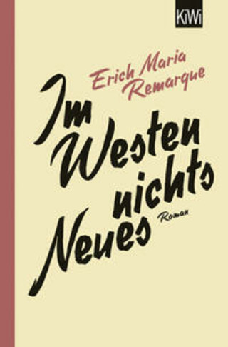 Buchcover Im Westen nichts Neues E.M. Remarque