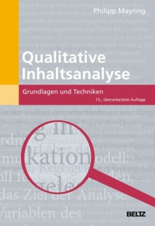 Buchcover Qualitative Inhaltsanalyse Philipp Mayring